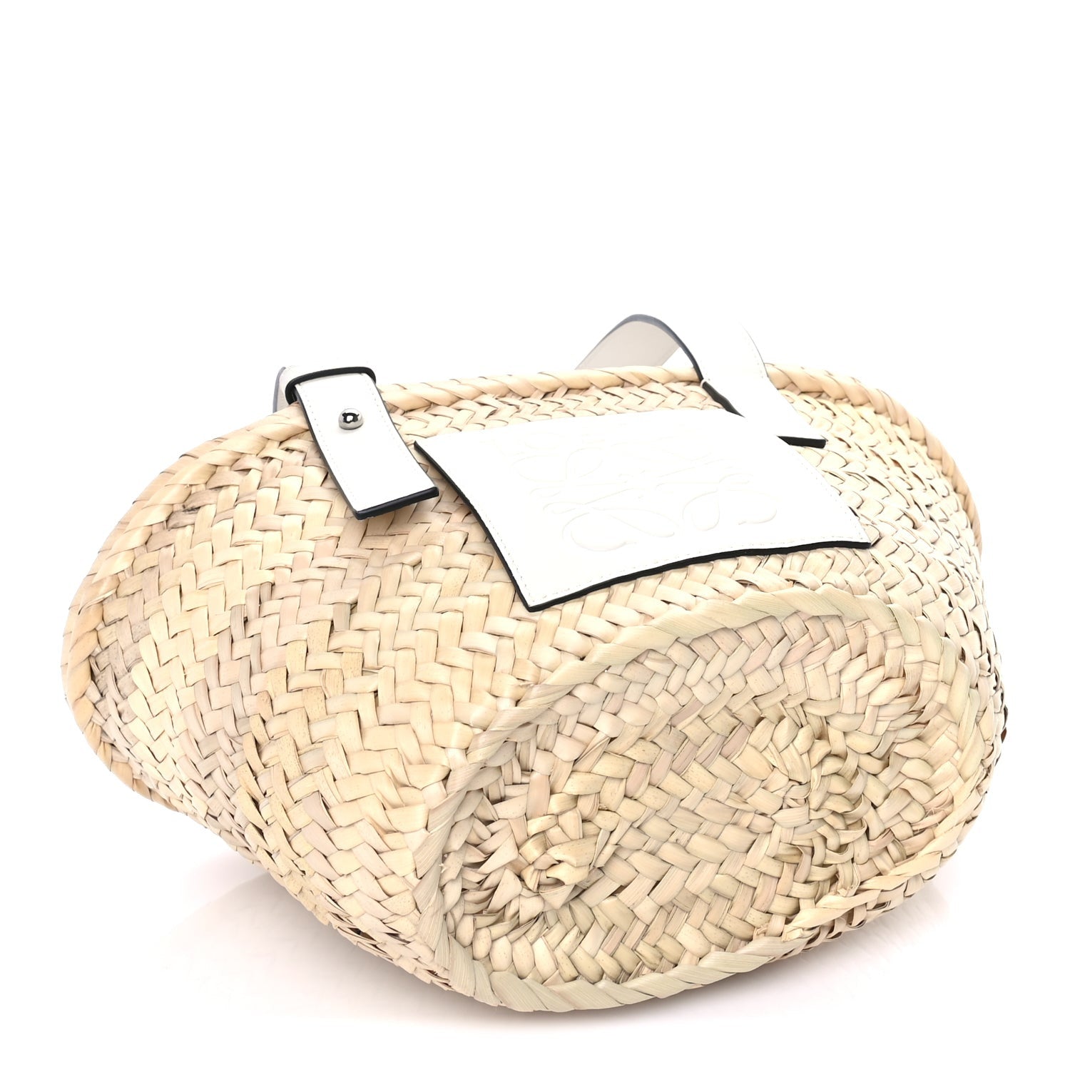 Loewe Raffia Mini Basket Tote Bag Natural White Natural white 4 of 9