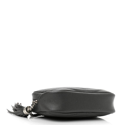 Saint Laurent Grain De Poudre Matelasse Monogram Mini Lou Camera Bag Asphalt 4 of 14