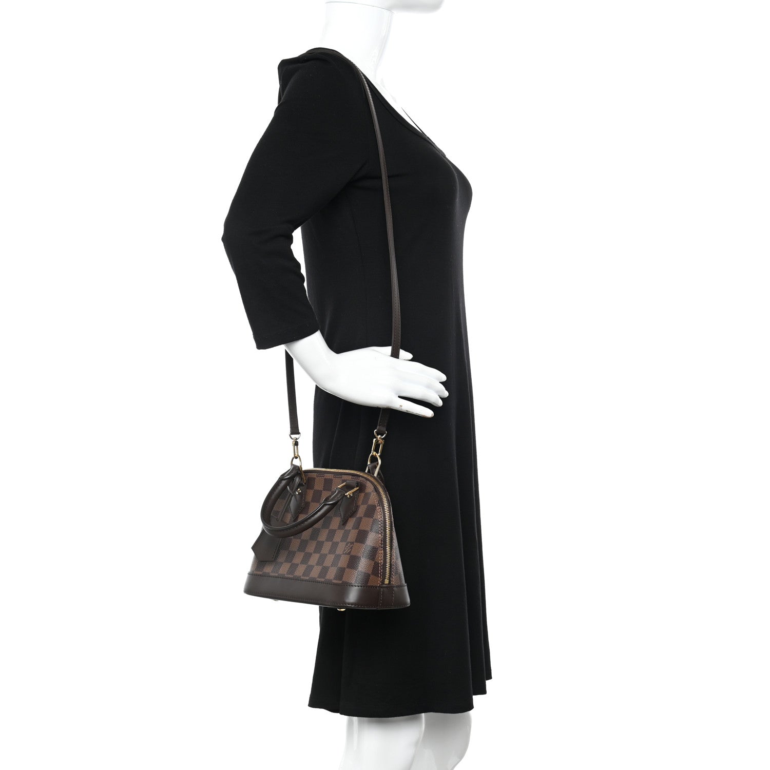 Louis Vuitton Damier Ebene Alma BB 2 of 11