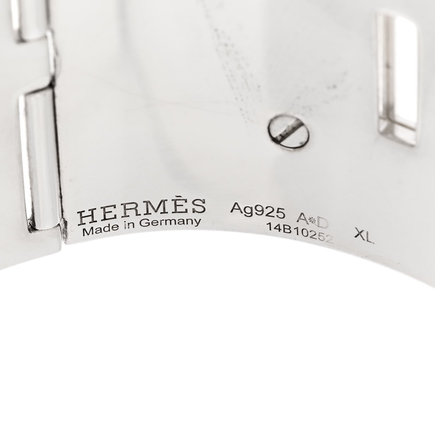 Hermes Sterling Silver Collier De Chien Bracelet XL 3 of 4