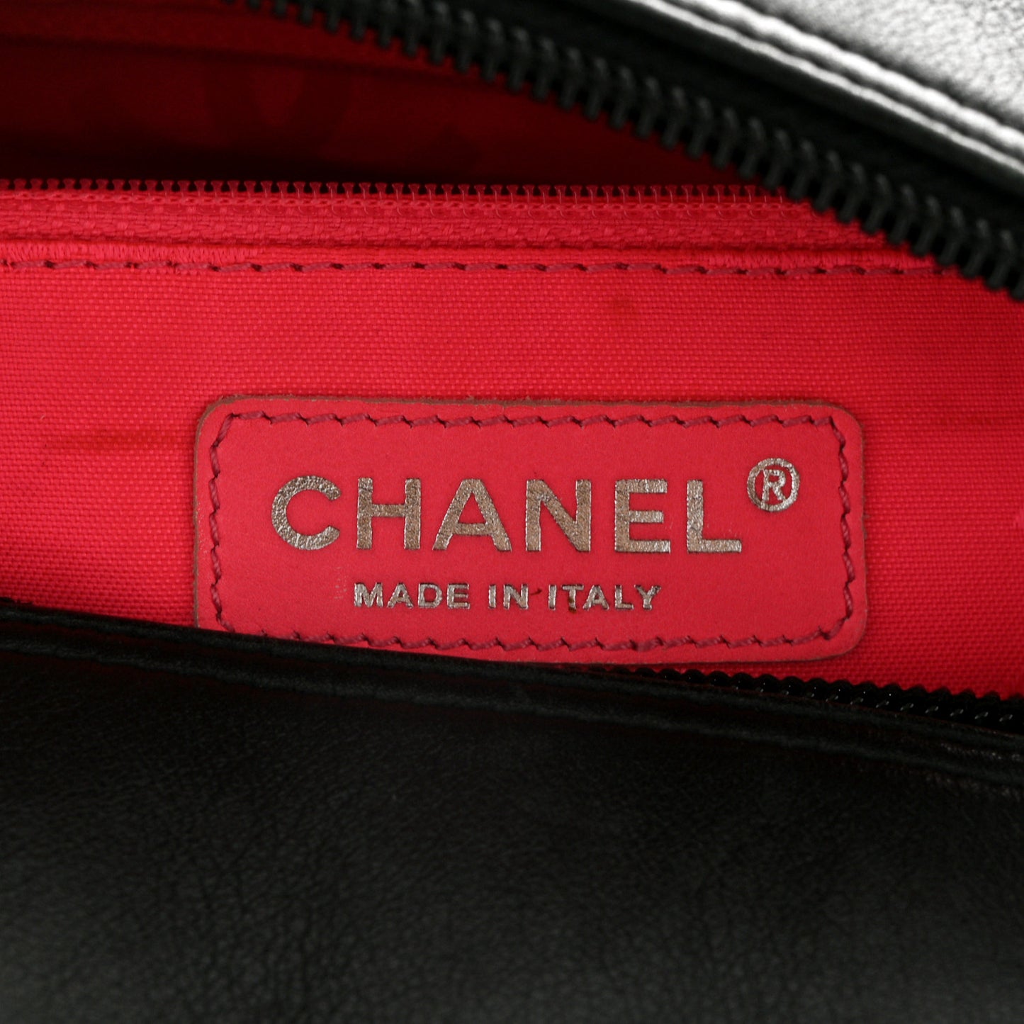 Calfskin Quilted Large Cambon Bowler Black