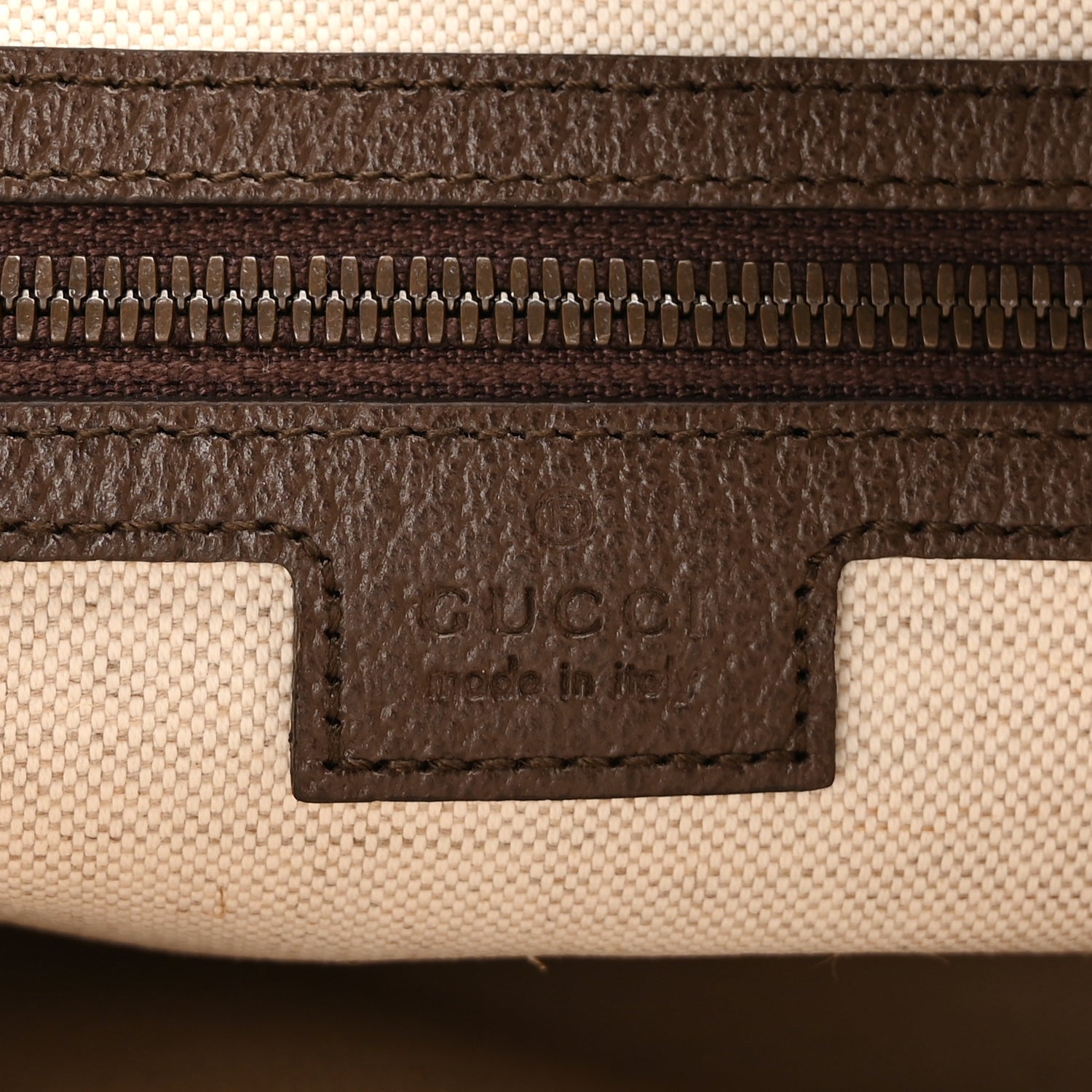 Gucci GG Supreme Monogram Web Small Ophidia Half Moon Hobo Brown 5 of 8