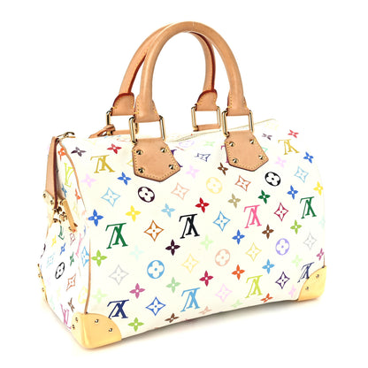 Louis Vuitton Monogram Speedy 30 White 2 of 8