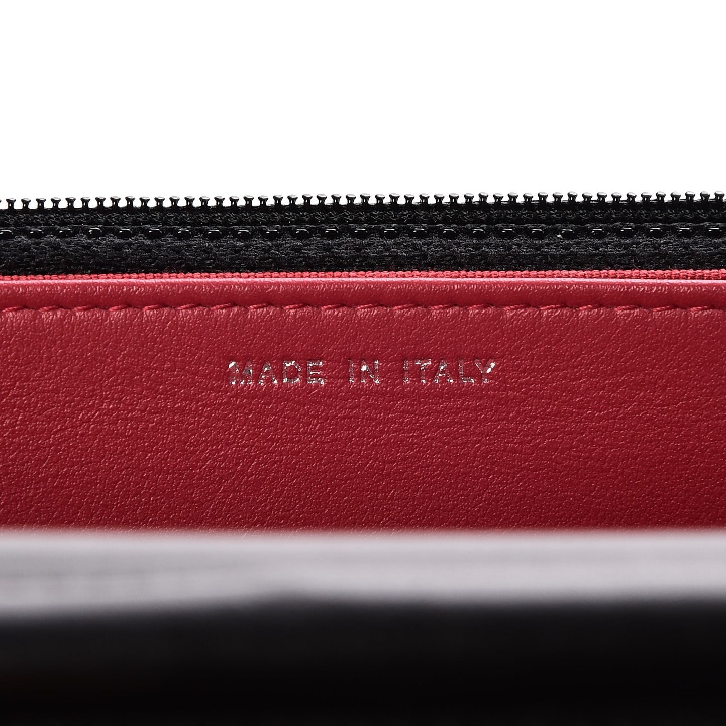 Aged Calfskin Quilted Gabrielle Wallet On Chain WOC Black