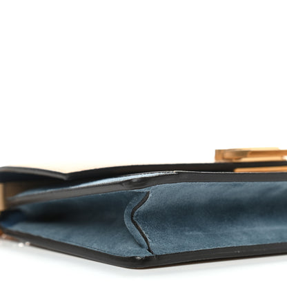 Givenchy Goatskin Suede GV3 Mini Chain Bag Beige Blue 5 of 9