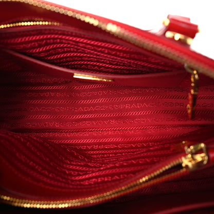 Prada Saffiano Vernice Medium Promenade Tote  Rosso 4 of 8