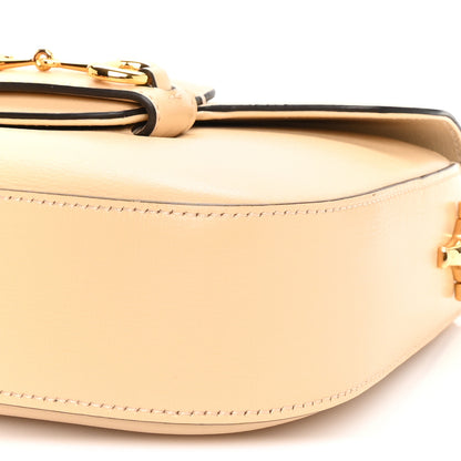 Gucci Azalea Calfskin Web Mini Horsebit 1955 Shoulder Bag Bubble Tea 8 of 8