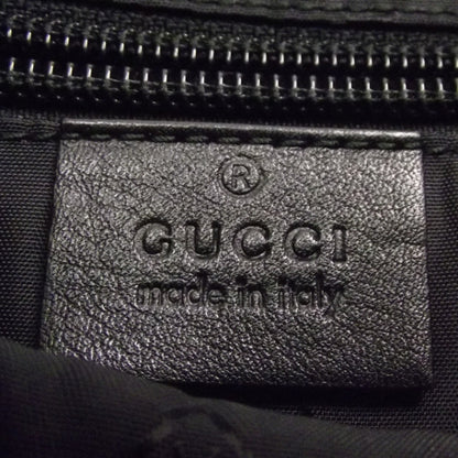 Gucci Guccissima Flat Messenger Bag Black 7 of 11