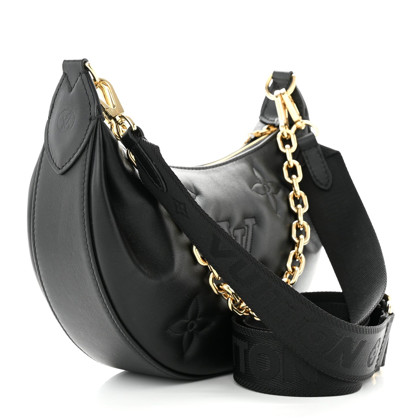 Calfskin Bubblegram Over The Moon Black