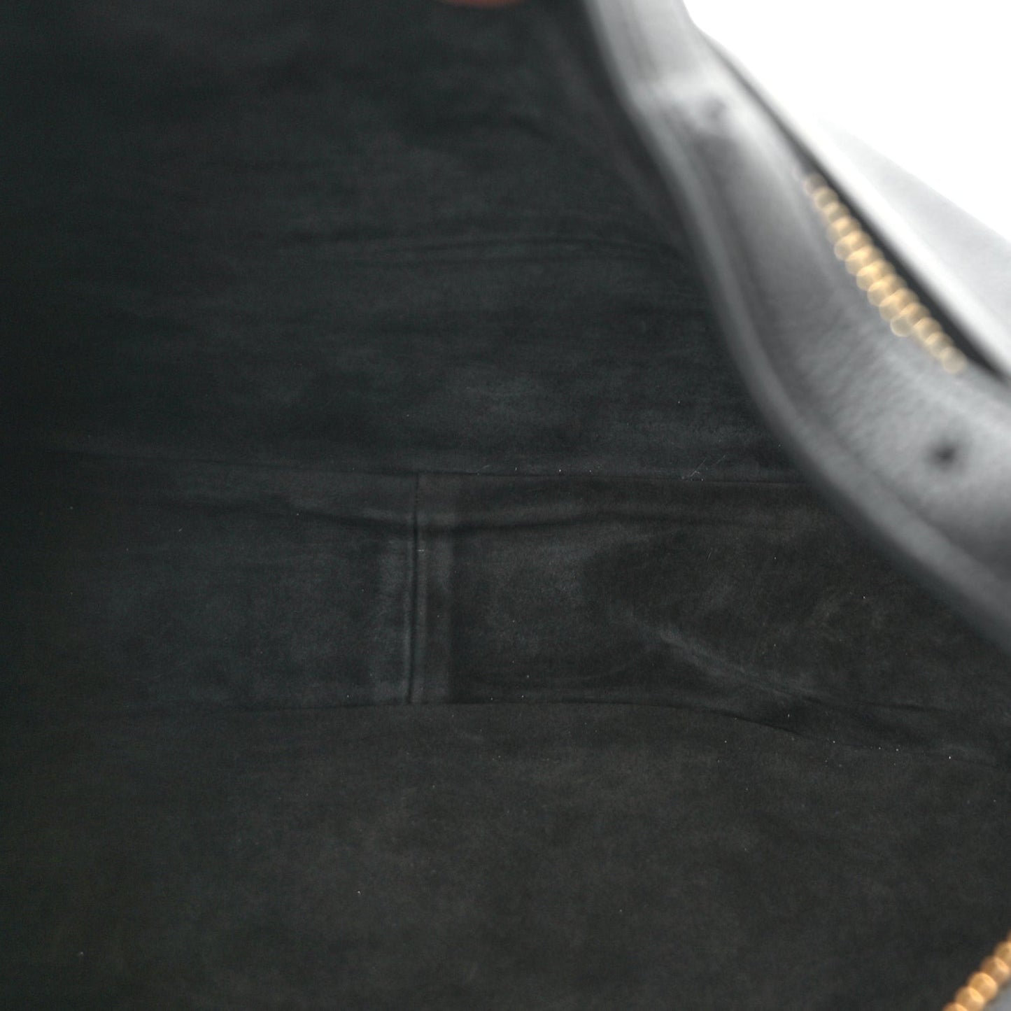 Supple Calfskin Cuir Triomphe Large Heloise Shoulder Bag Black
