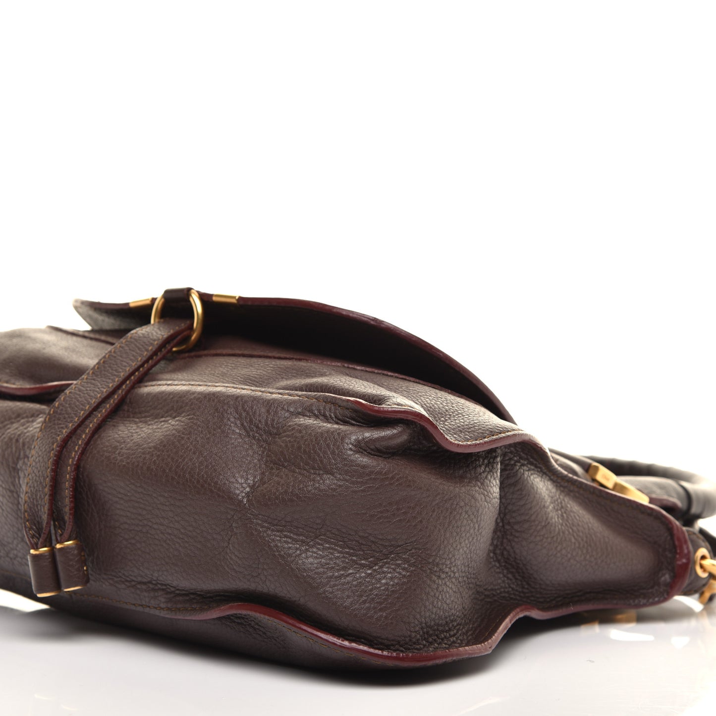 Calfskin Medium Marcie Satchel Truffle
