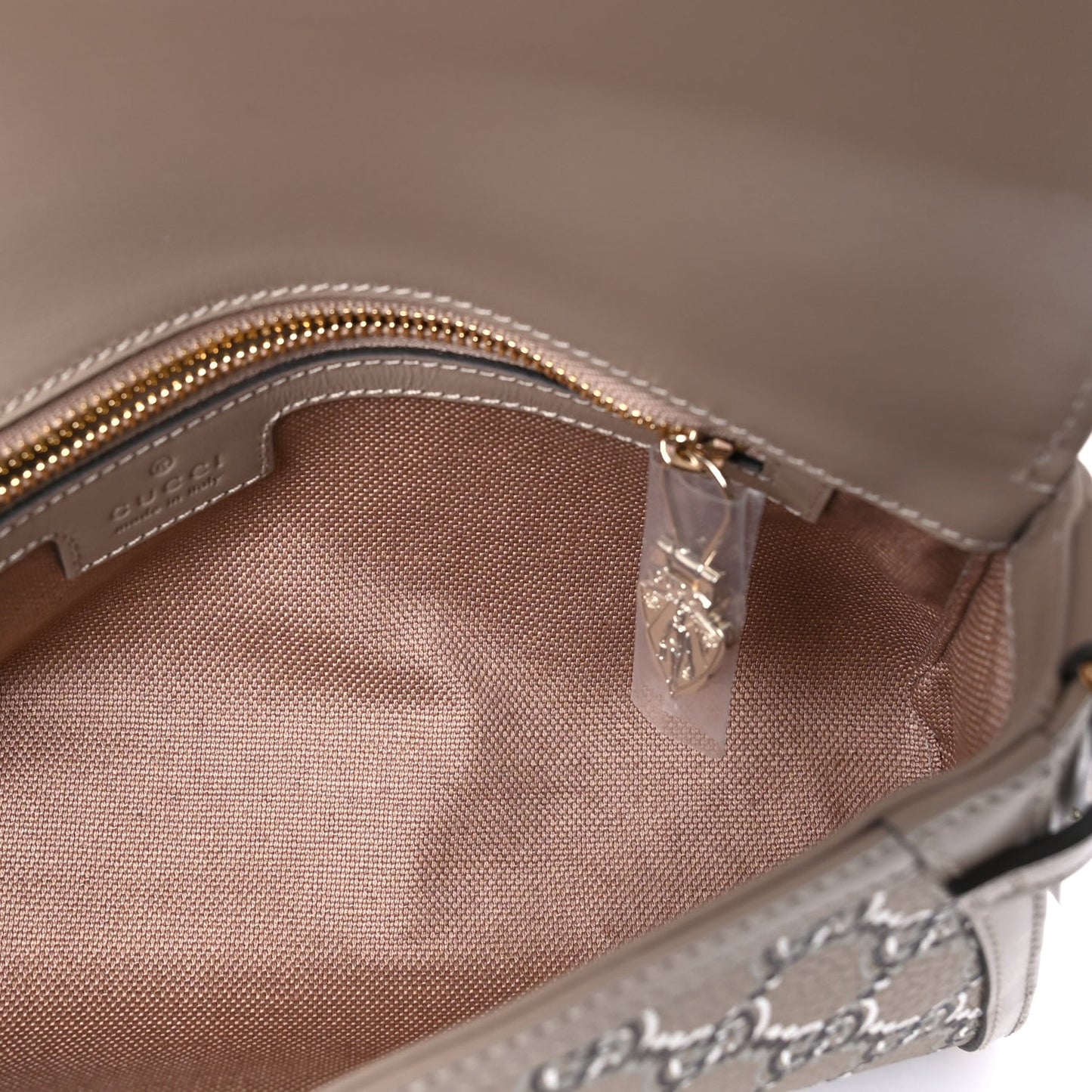 GG Shadow Monogram Small Luce Shoulder Bag Beige