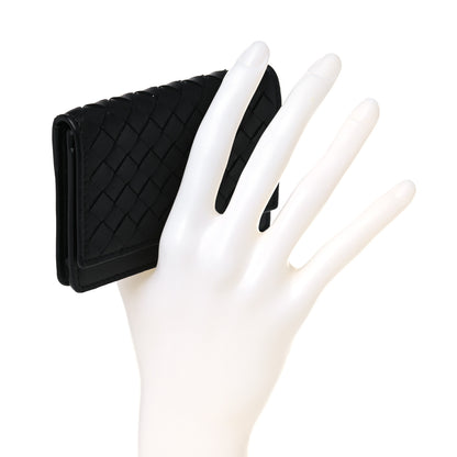 Bottega Veneta Nappa Intrecciato Card Holder Black 2 of 7