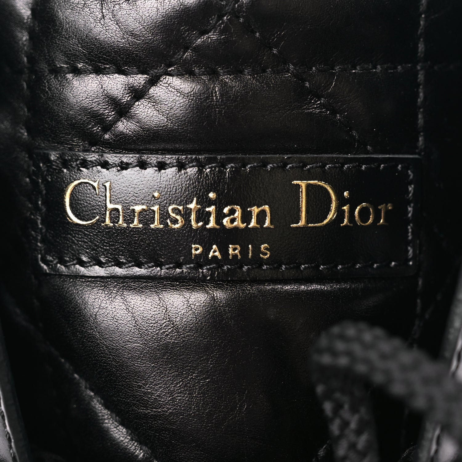 Christian Dior Calfskin Cannage D-Leader Ankle Boot 41 Black 6 of 8