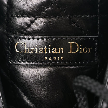 Christian Dior Calfskin Cannage D-Leader Ankle Boot 41 Black 6 of 8