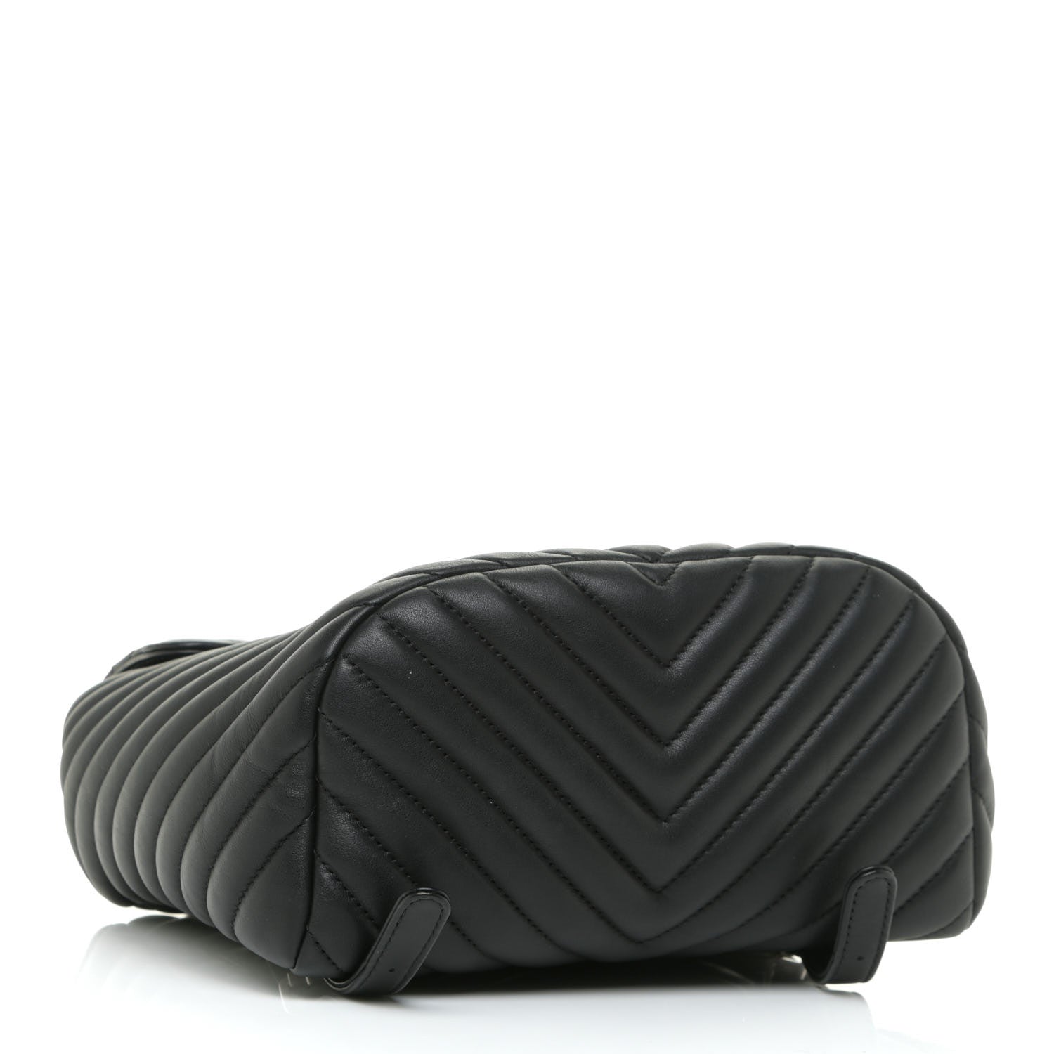 Chanel Calfskin Chevron Quilted Small Urban Spirit Backpack Black 4 of 14