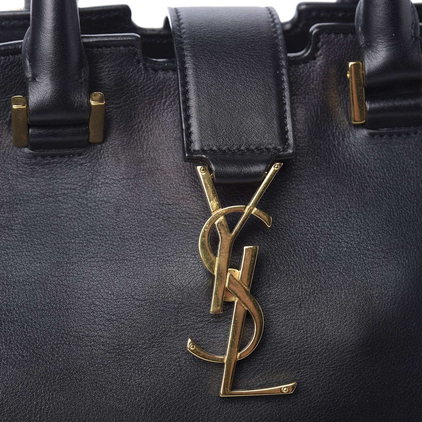 Smooth Calfskin Small Monogram Cabas Black