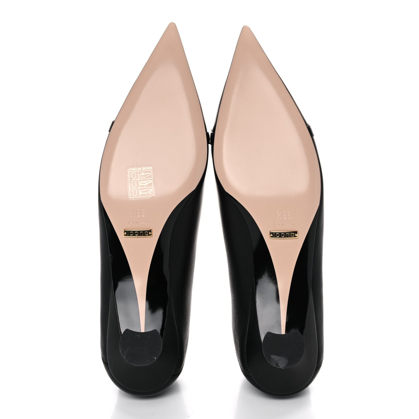 Horsebit Low Heel Pumps 38.5 Black