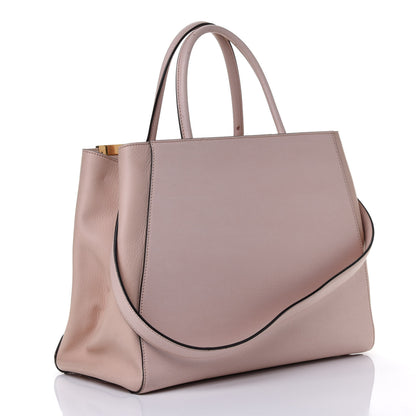 Fendi Vitello Elite Regular 2Jours Tote Light Pink 2 of 4