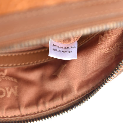 MCM Visetos Boston Bag Cognac 9 of 11