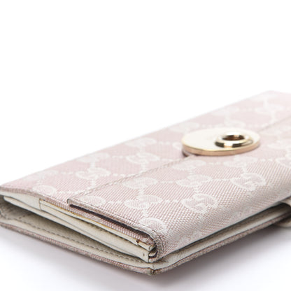 Gucci Monogram Eclipse Continental Wallet Pink 8 of 11