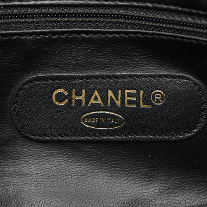 Chanel Calfskin Diamond Stitched Duffle Bag Black 6 of 11