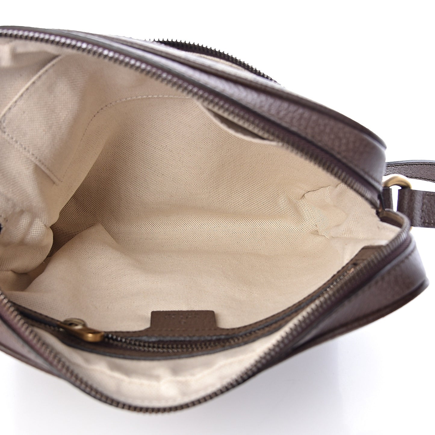 GG Supreme Monogram Web Small Ophidia Messenger Bag Brown