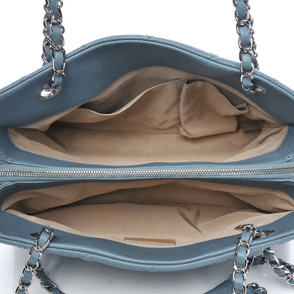 Chanel Caviar Quilted Timeless CC Tote Blue 7 of 14