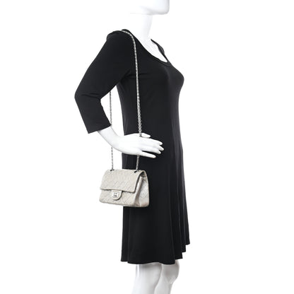 Chanel Metallic Calfskin Quilted 2.55 Reissue 224 Flap Silver 2 of 10