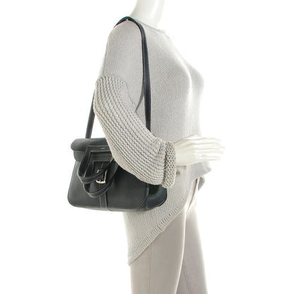 Hermes Taurillon Clemence Halzan 31 Bleu Saphir 2 of 8