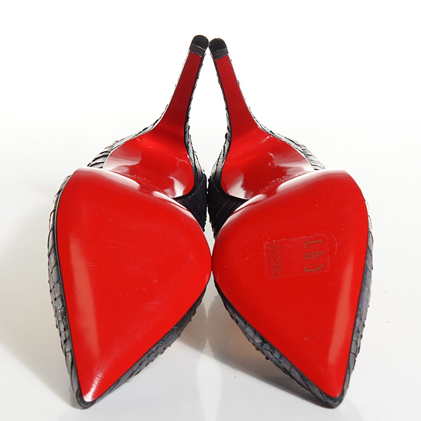 Watersnake Neptune Pigalle 100 Pumps 39.5 9.5 Blue Khol