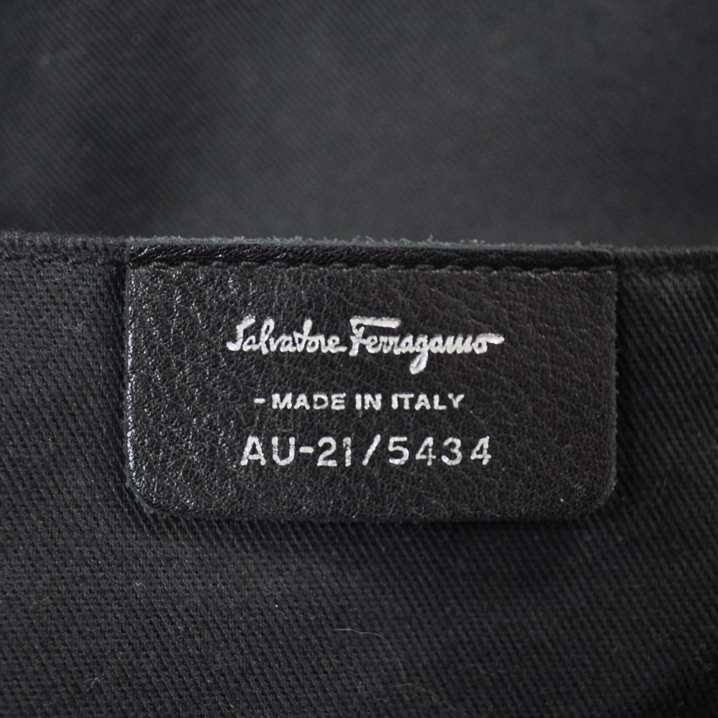 SALVATOREFERRAGAMOLeatherStrawWovenSatchelBlack