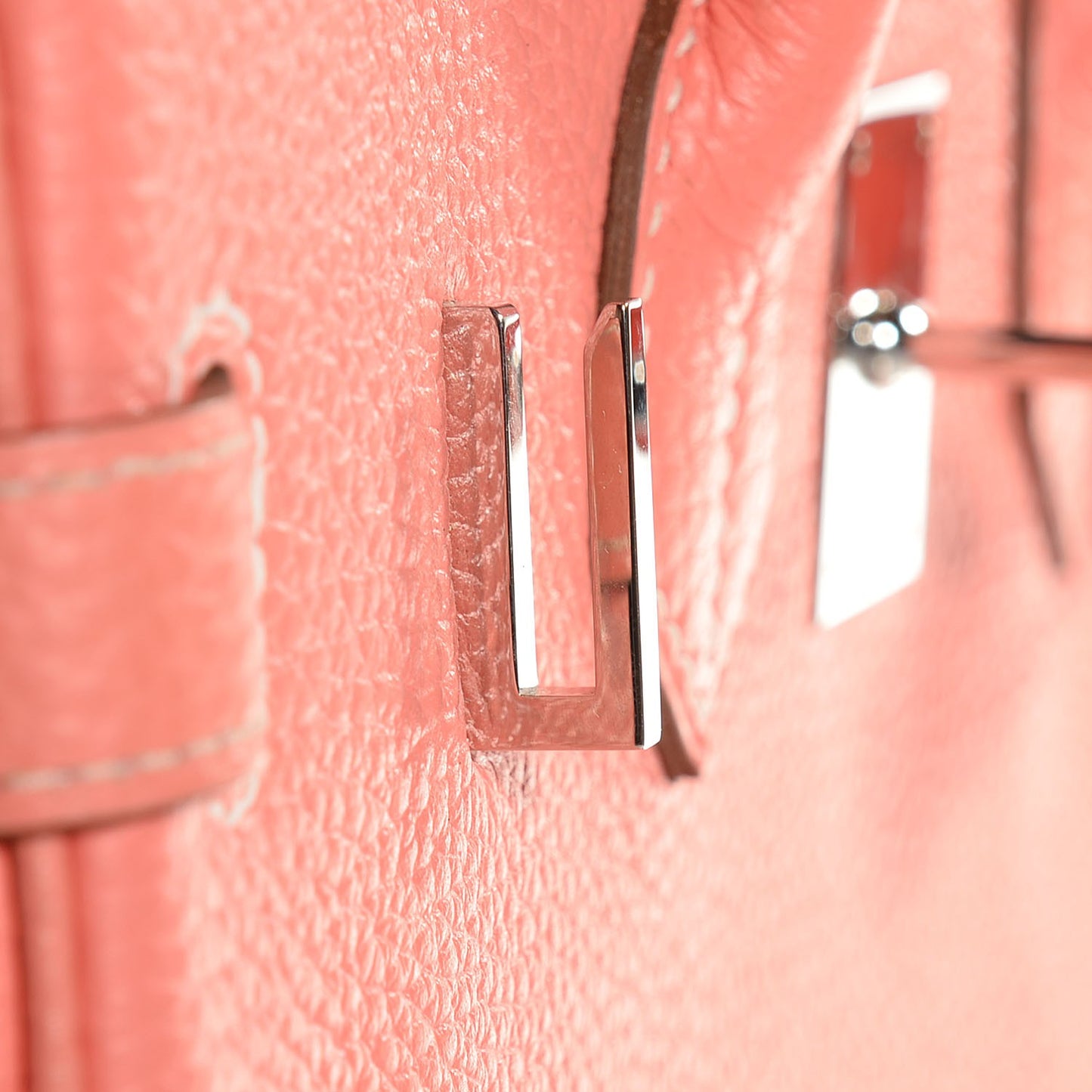 Taurillon Clemence Birkin 30 Crevette