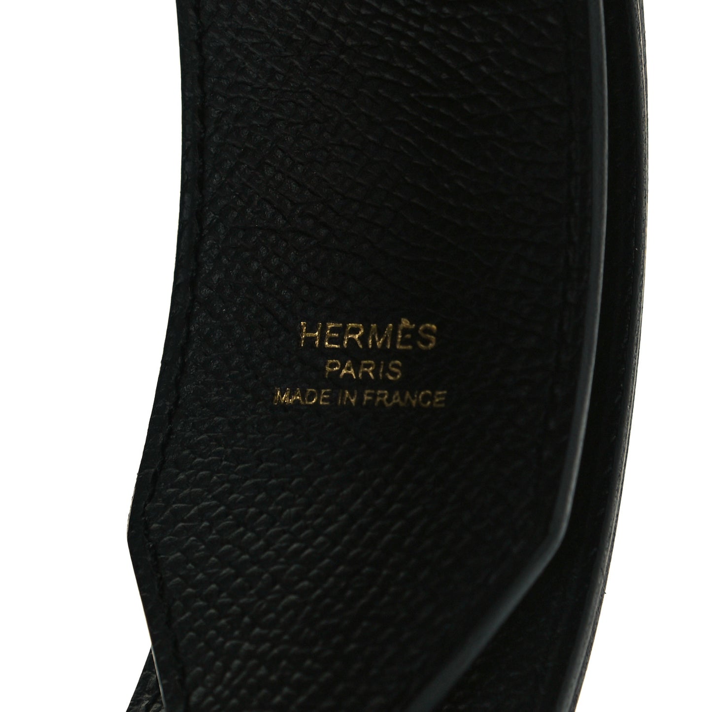 Epsom 30mm Hexagone Tressage Shoulder Strap Black Craie