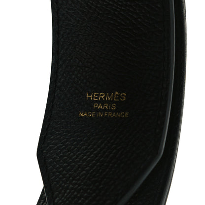 Hermes Epsom 30mm Hexagone Tressage Shoulder Strap Black Craie 2 of 4