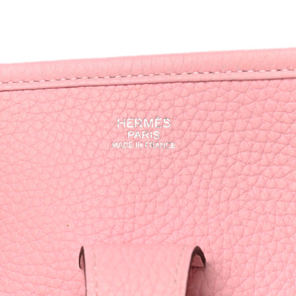 Hermes Taurillon Clemence Evelyne III GM Rose Sakura 6 of 14