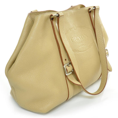 Prada Vitello Daino Logo Shoulder Bag 3 of 10