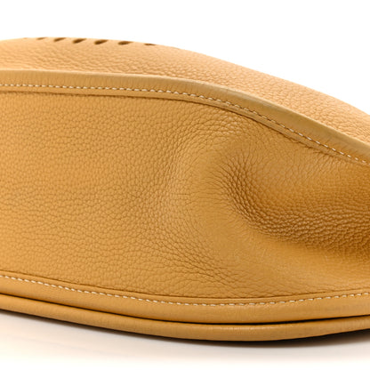 Hermes Taurillon Clemence Amazone Evelyne II GM Curry 9 of 18