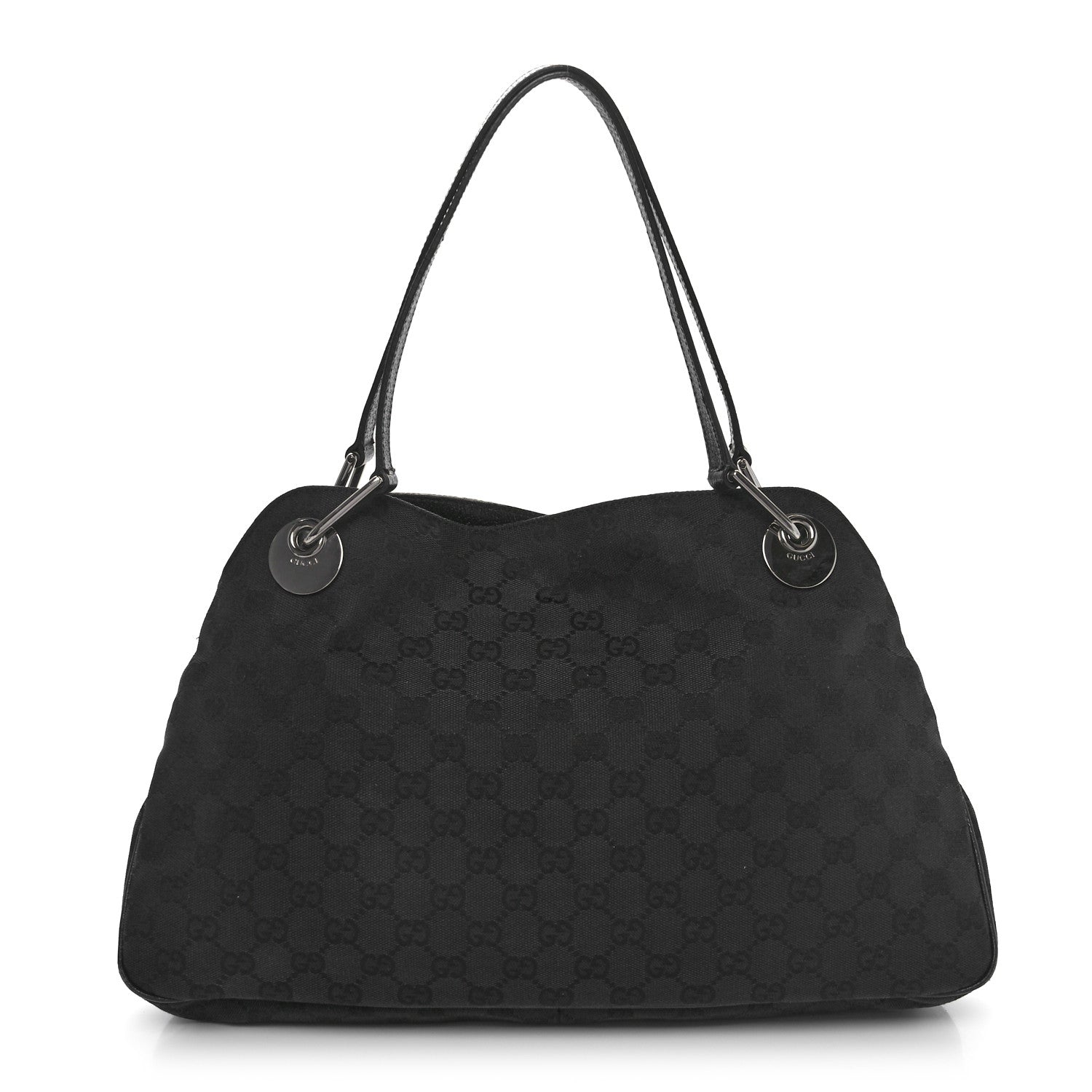 Gucci Monogram Medium Eclipse Shoulder Bag Black 1 of 10
