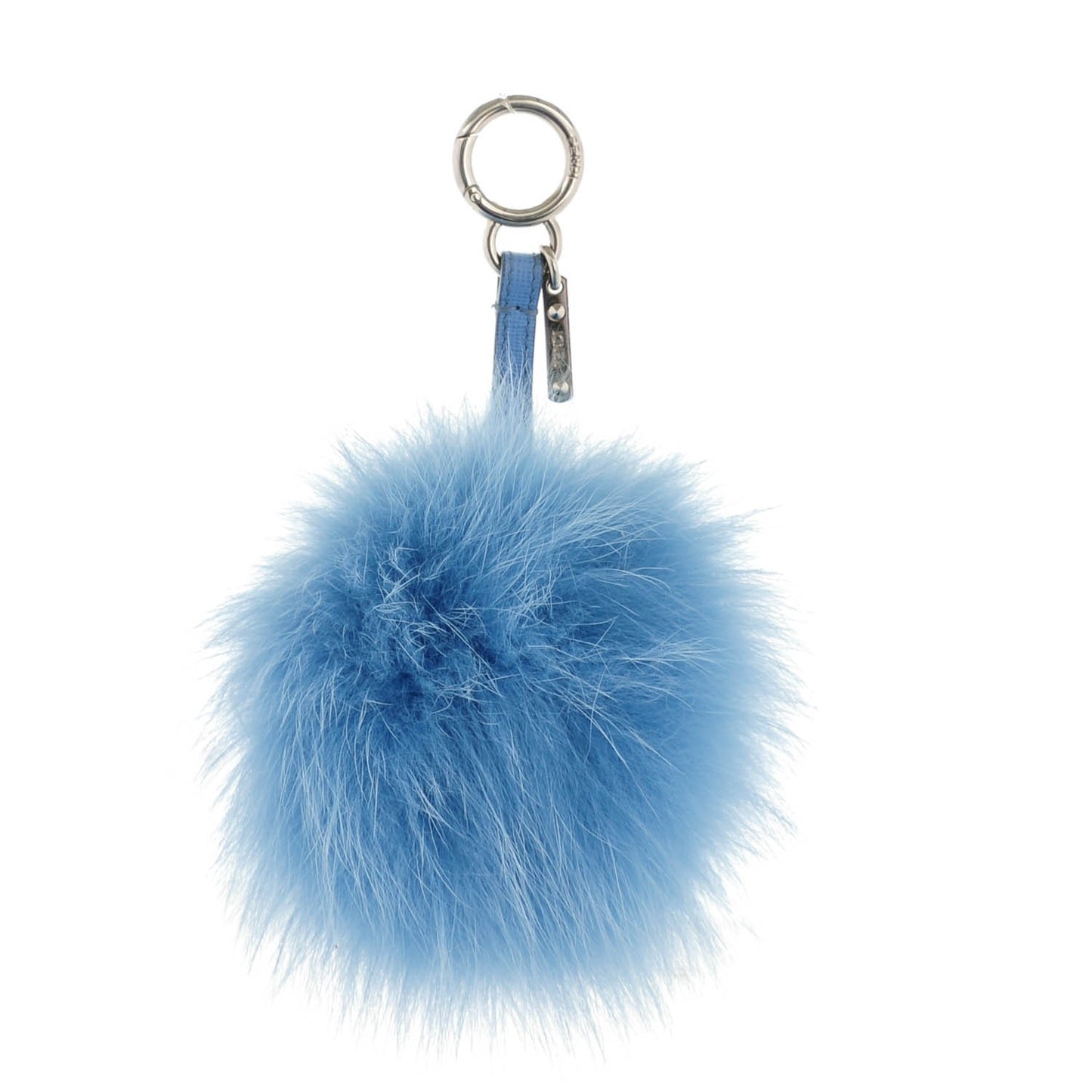 Fox Fur Vitello Elite Pom Pom Bag Charm Nebula