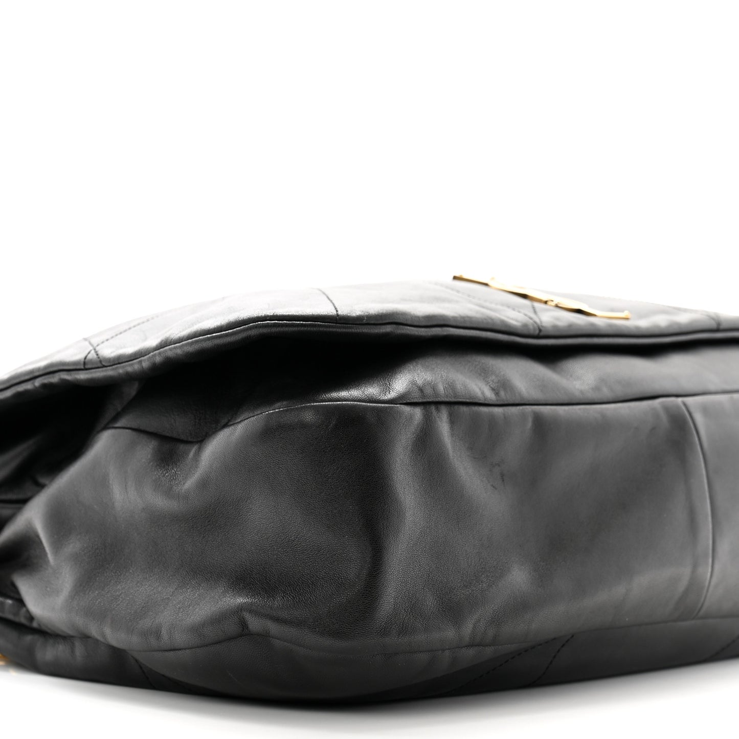 Lambskin Matelasse Monogram Large Jamie 4.3 Black