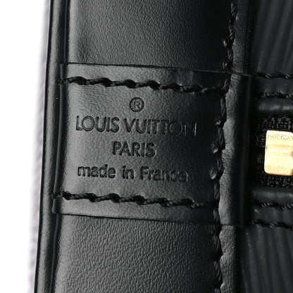 Louis Vuitton Epi Alma PM Black 5 of 7