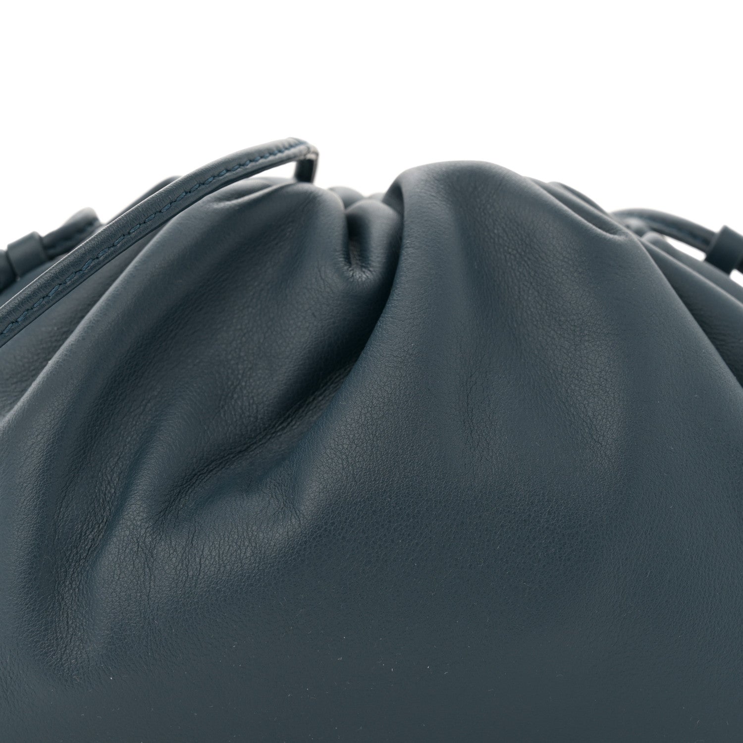 Bottega Veneta Butter Calfskin The Mini Pouch Deep Blue 8 of 10