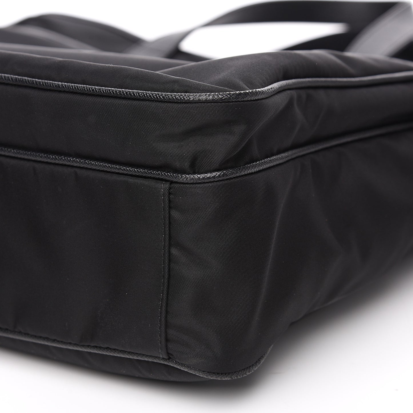 Tessuto Nylon Saffiano Tote Black