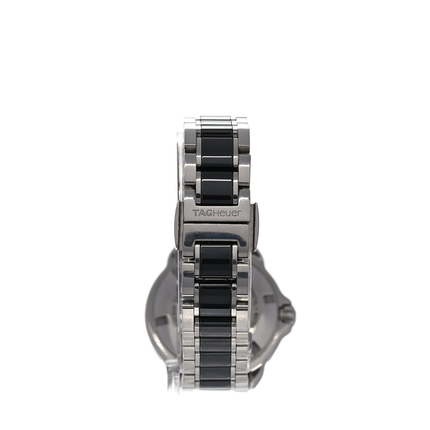 Tag Heuer Stainless Steel Ceramic Diamond 31mm Formula 1 Lady Quartz Watch Black WAH1314 Black 3 of 5