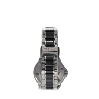 Tag Heuer Stainless Steel Ceramic Diamond 31mm Formula 1 Lady Quartz Watch Black WAH1314 Black 3 of 5