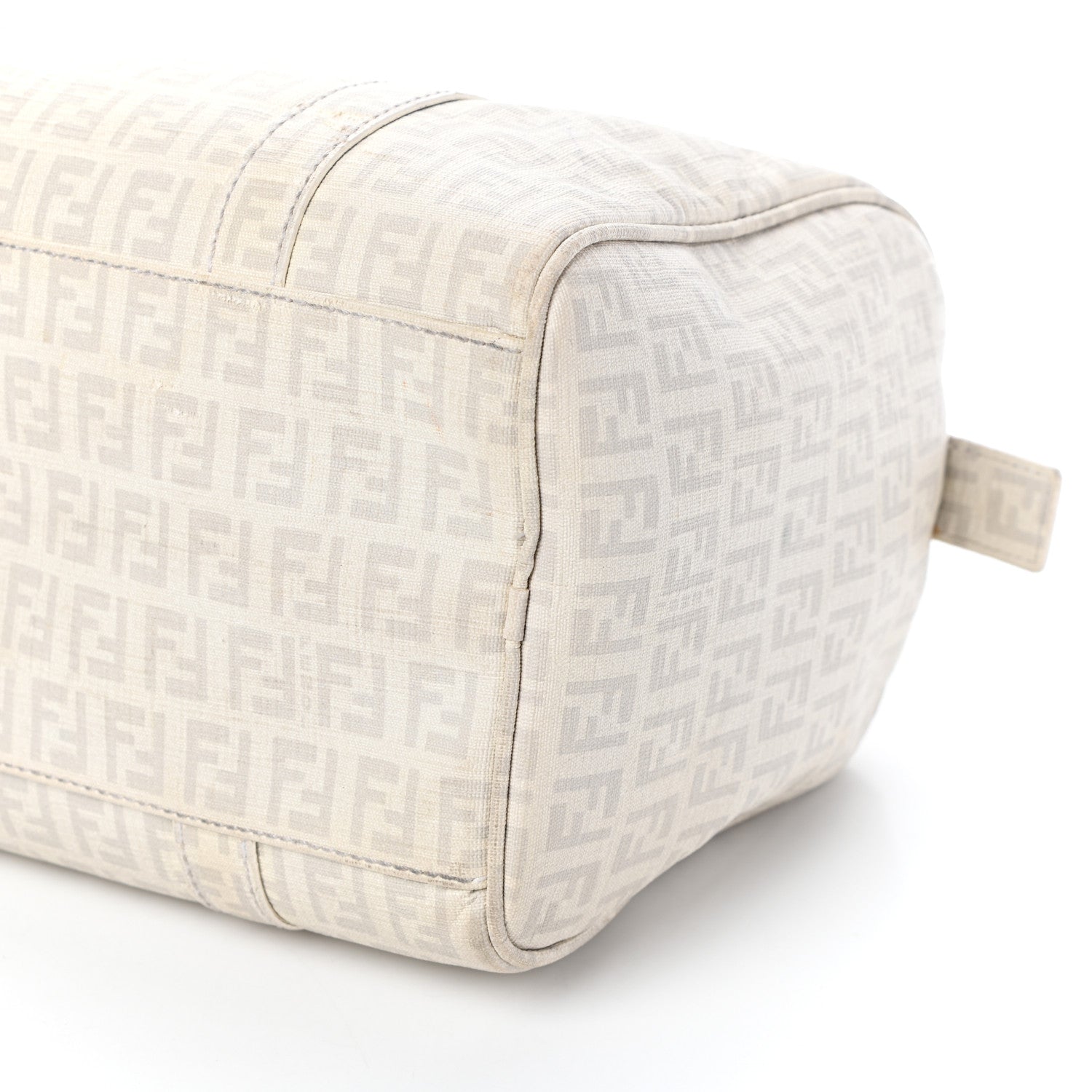 Fendi Zucchino Spalmati Forever Small Boston White 9 of 9