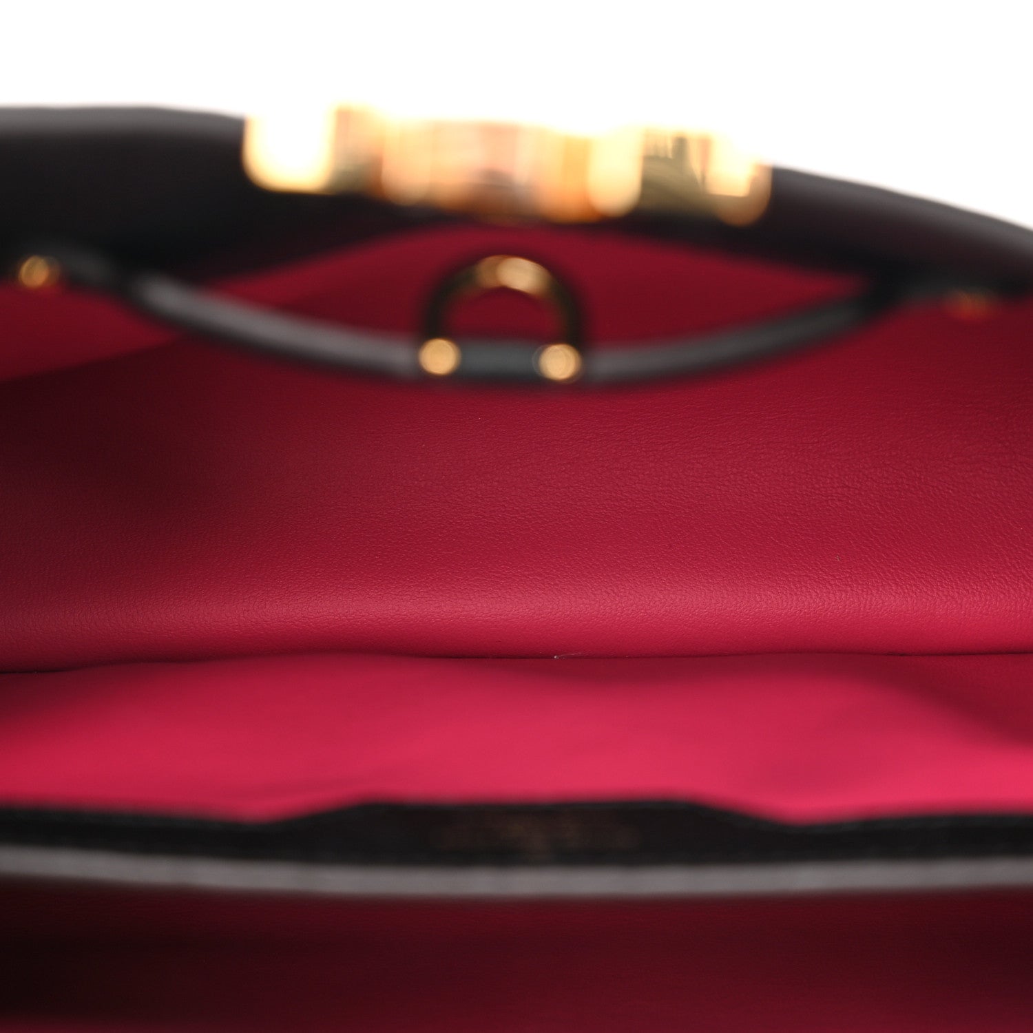 Louis Vuitton Taurillon Capucines BB Black 5 of 9