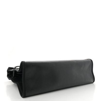 Hermes Toile H Berline Vache Hunter Herbag Zip PM 31 Black Ecru 5 of 7