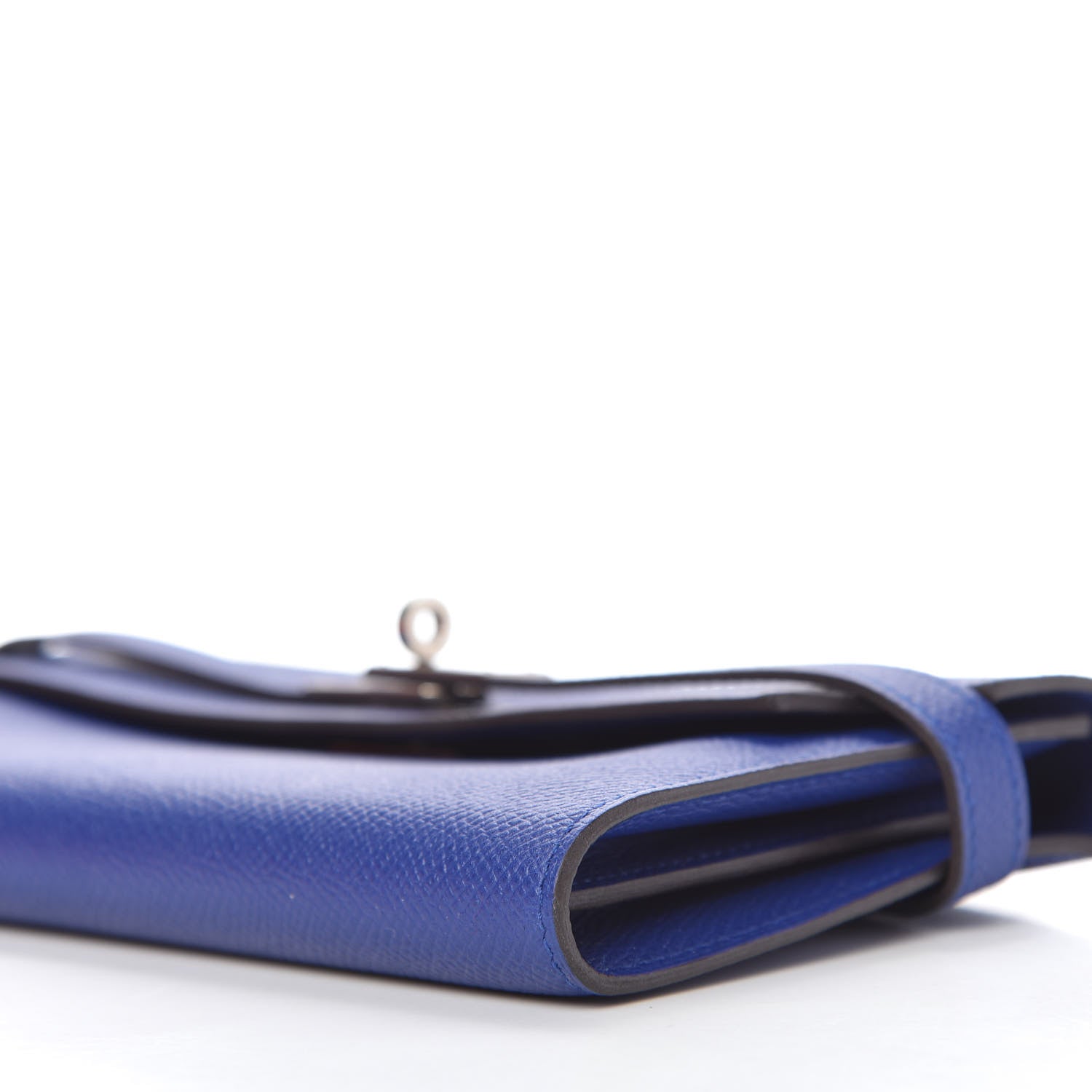 Hermes Epsom Kelly Longue Wallet Bleu Electrique 7 of 12